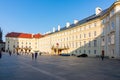 Old royal palace in Prague Castle courtyard, Czech Republic Royalty Free Stock Photo