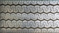 Old rubber truck tires texture. Royalty Free Stock Photo