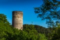 Old ruin Dobronice castle in the South Bohemian region. Royalty Free Stock Photo