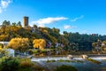 Old ruin of Dobronice castle. Dobronice u Bechyne, Czechia Royalty Free Stock Photo