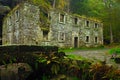 Old ruin Dolsky mlyn with Kamenice river, National park Bohemian Switzerland, Czech republic Royalty Free Stock Photo