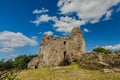 Old ruin of oldest stone castle in Czech Republic