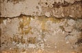 Old ruin wall with peeling plaster Royalty Free Stock Photo