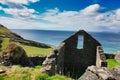 Old ruine with window with view Royalty Free Stock Photo