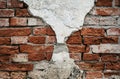 Old Ruined Brick Wall Royalty Free Stock Photo