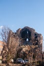 Old ruined church in the center of Tbilisi