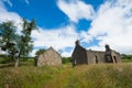 Old ruined farm house in the Scottish Highlands Royalty Free Stock Photo