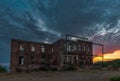 Old ruined ghost house Royalty Free Stock Photo