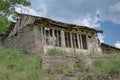 Old ruined house in the village Royalty Free Stock Photo