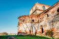 Old Ruined Orthodox Church Of The St. Nicholas In Village Lenino