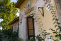 Old and ruined railway station in Szeged on a sunny day Royalty Free Stock Photo