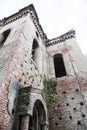 Old ruined synagogue building in Vidin, Bulgaria