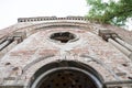 Old ruined synagogue building in Vidin, Bulgaria