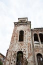 Old ruined synagogue building in Vidin, Bulgaria