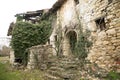 Old ruined village in Slovenia