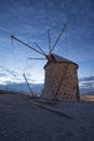 Old ruined windmill in Bodrum Royalty Free Stock Photo