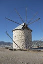 Old ruined windmill in Bodrum Royalty Free Stock Photo