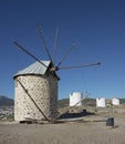 Old ruined windmill in Bodrum Royalty Free Stock Photo