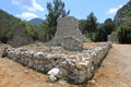 Old ruines in ancient Olympos Royalty Free Stock Photo