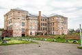 Old ruins of abandoned school