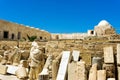 Old Ruins in the Borj el Kebir Castle in Houmt El Souk, Tunisia Royalty Free Stock Photo