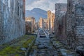 Old ruins in Pompeii Italy