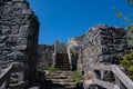 Old ruins of the LÃÂ¶wenburg in the Siebengebirge Royalty Free Stock Photo