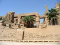 Ruins monastery, city Luxor, Egypt, Africa