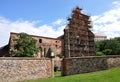 Ruins monastery, village Dolni Kounice, Czech republic, Europe