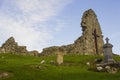 The old ruins of the original St Aidan`s Church at Bellerina in County Londonderry in Northern Ireland