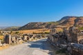 Old ruins at Pamukkale Turkey Royalty Free Stock Photo