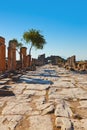 Old ruins at Pamukkale Turkey Royalty Free Stock Photo