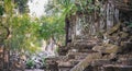 Old ruins of Prasat Beng Mealea in Cambodia Royalty Free Stock Photo