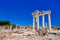 Old ruins in Side, Turkey Royalty Free Stock Photo