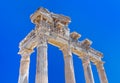 Old ruins in Side, Turkey Royalty Free Stock Photo