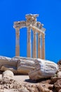 Old ruins in Side, Turkey Royalty Free Stock Photo