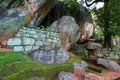 Old Ruins of Sigiriya Castle Royalty Free Stock Photo