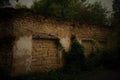 Old ruins of stone farm house built Royalty Free Stock Photo