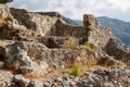 Old ruins in the town of Cifalu, Sicily island Royalty Free Stock Photo