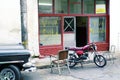 Viva Cuba signs in windows