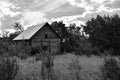 Old Run Down Wooden Granary