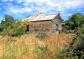 Old rundown country home in country Australia Royalty Free Stock Photo