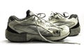Old running shoes Royalty Free Stock Photo