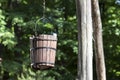 Old rural bucket well - RAW format Royalty Free Stock Photo