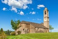 Old rural church in Italy. Royalty Free Stock Photo