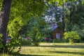 Old rural house in the countryside with beautiful cosy garden