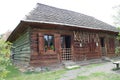Old rural House in open-air folk museum in Uzhhorod