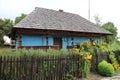 Old rural House in open-air folk museum in Uzhhorod