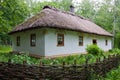 Old rural house, open-air museum, Pereyaslav-Khmelnytsky Royalty Free Stock Photo