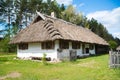 Old rural house with thatched roof Royalty Free Stock Photo